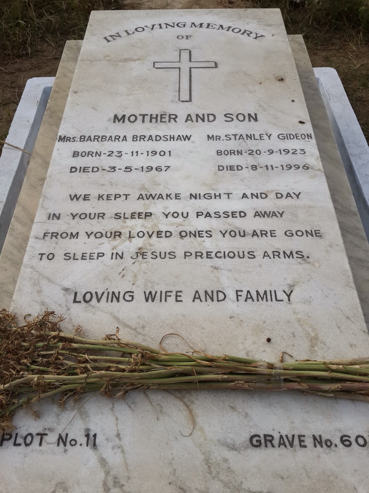 guava gardens Barbara Bradshaw 19011967, Stanley Gideon 19231996